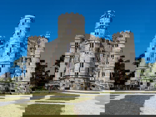 Lulworth Castle, the home of Camp Bestival