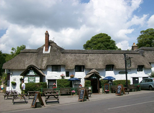 A lovely old thatched pub
